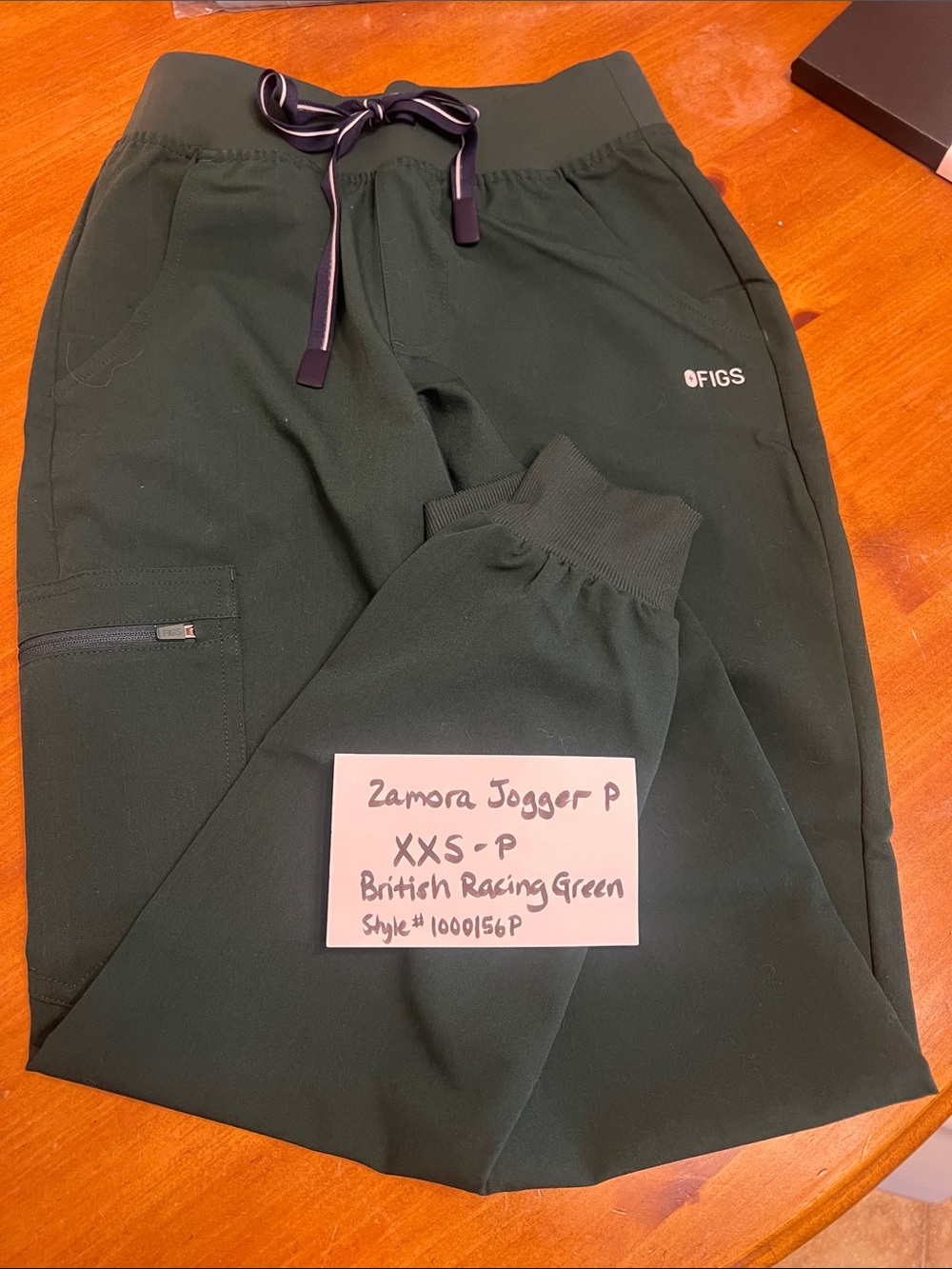Figs Zamora Jogger Pants in British Racing Green
